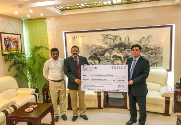 The Red Cross Society of China Donated 100,000 USD to the Disaster of Floods and Landslides